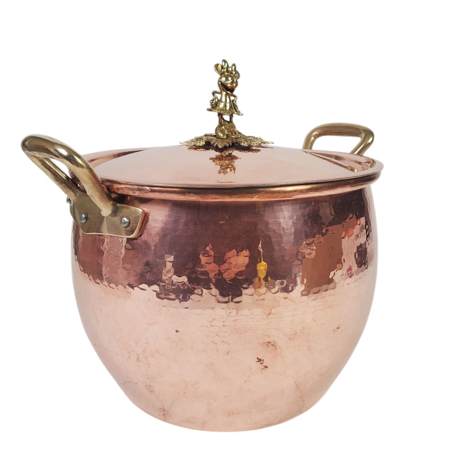 Ruffoni Copper Stockpot 12.25qt With Disney Minnie Mouse Lid – Dent / Read