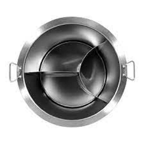 Noodle SoupThai Stockpot Stainless Steel Zebra Chef +Noodle Strainer with hand