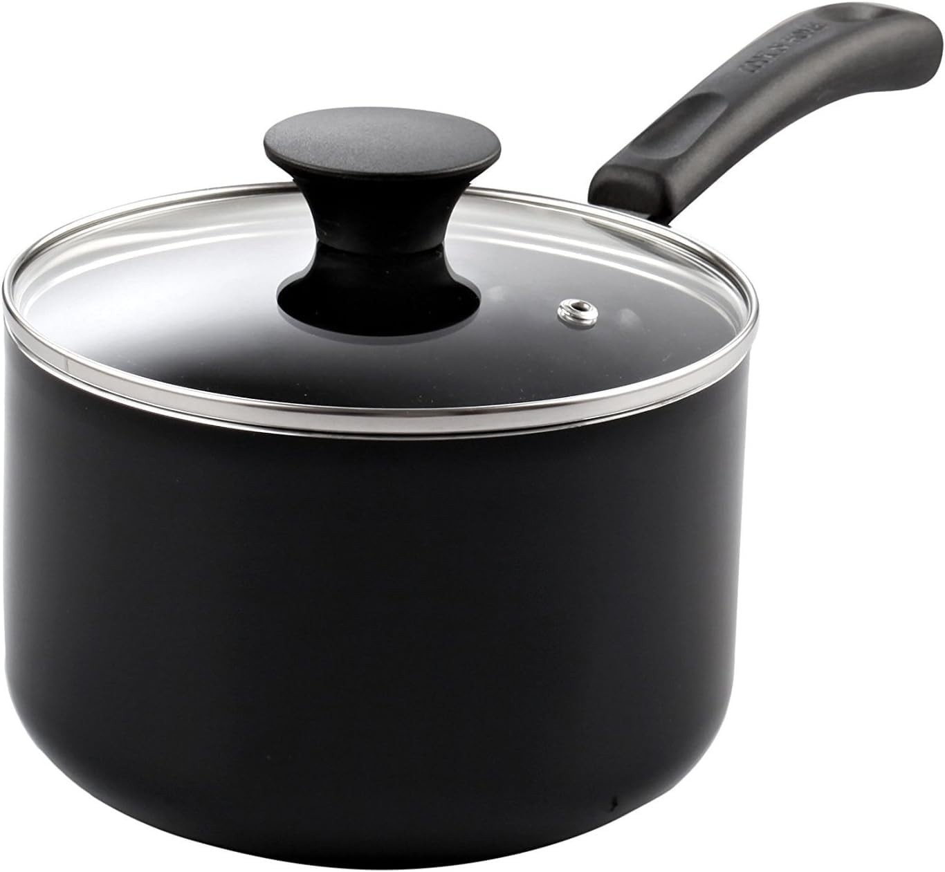 Durable Nonstick 2-Qt Saucepan with Tempting Glass Lid – Perfect for Stovetops