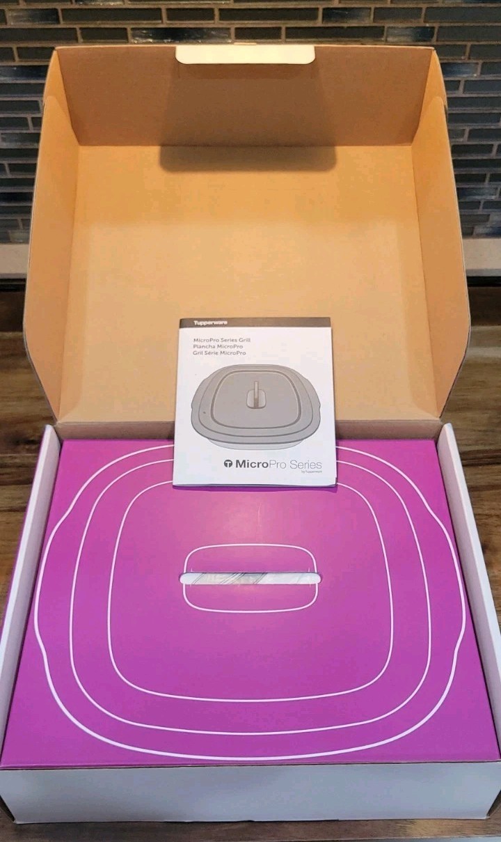 Tupperware Micropro Series Grill Set PLUS Pro Ring Microwavable BRAND NEW In BOX