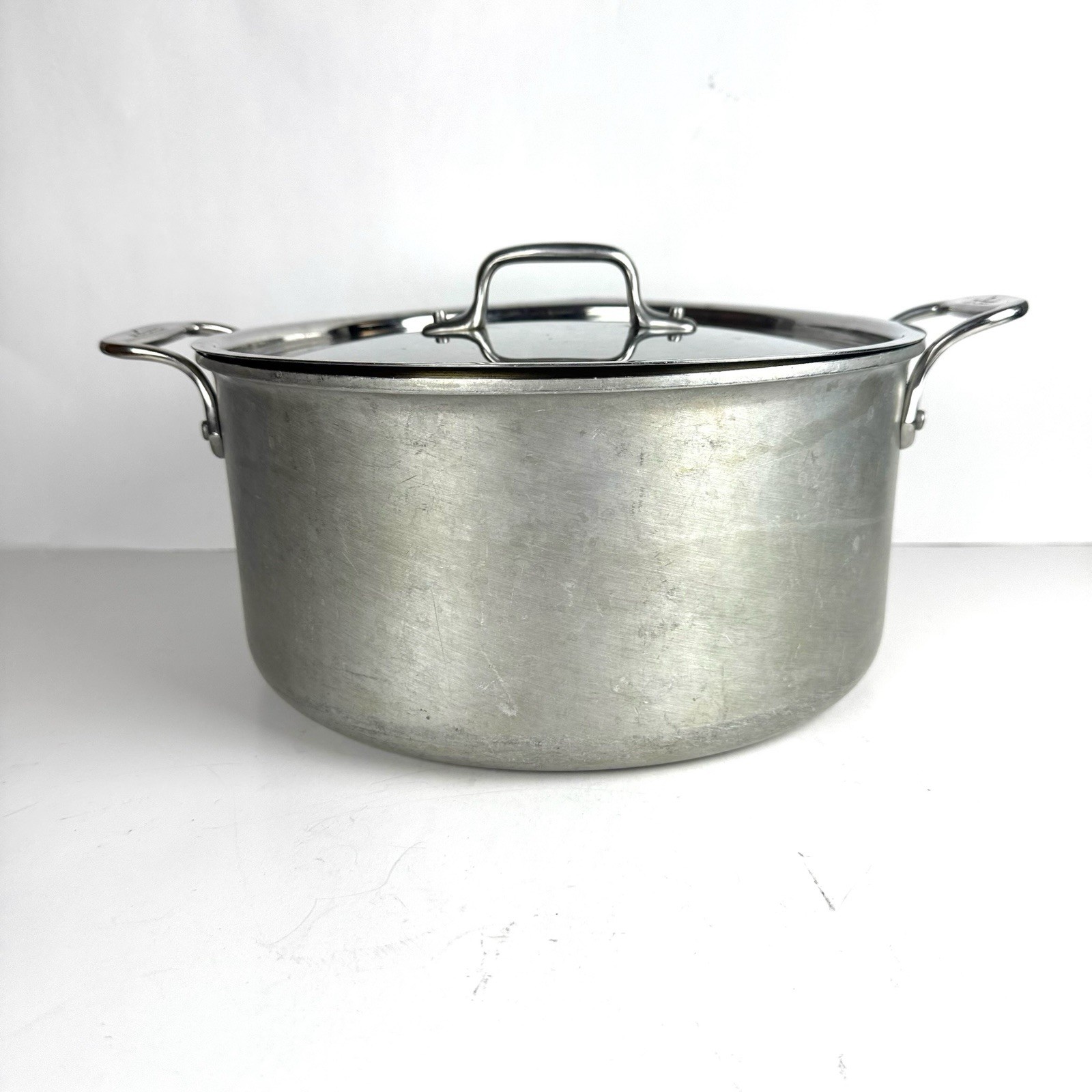 All-Clad Brushed Metal Master Chef MC2 8-qt Stock Pot with Lid