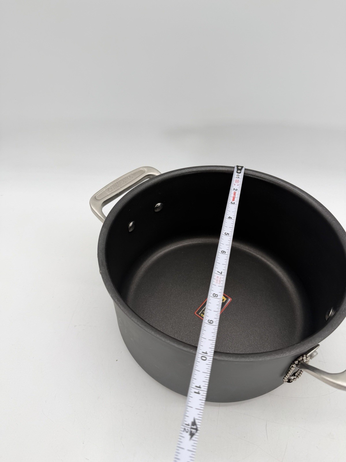 Cuisinart Chef’s Classic Eterna Stainless Steel Stock Pot 6qt Black NEW NOS