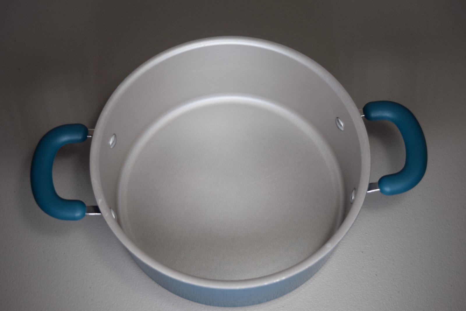 Rachael Ray Dutch Oven 5 QT / 4.7 L Q20T Blue Shimmer With Glass Lid