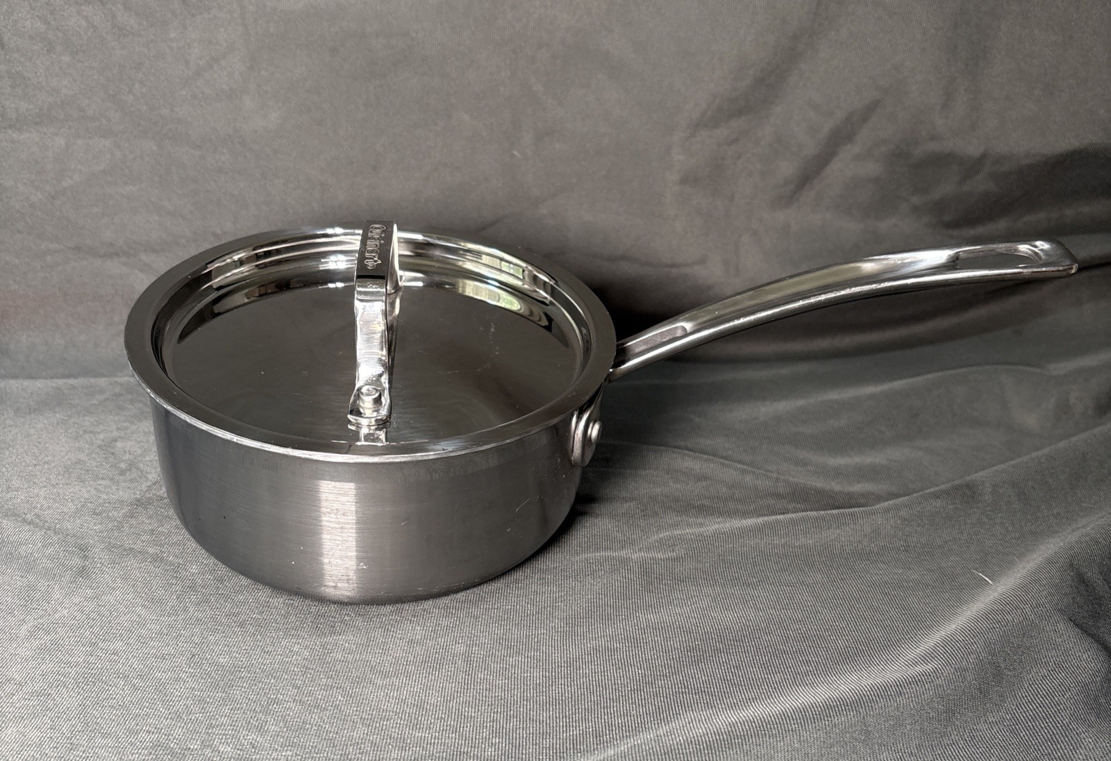 Cuisinart 1.5 Qt Saucepan & Lid MCP19-16N Multiclad Pro Triple Ply Stainless