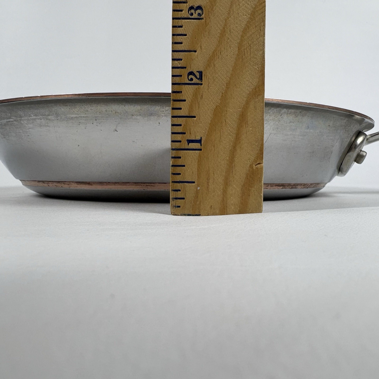 Vintage All-Clad Copper Core 10″ Stainless Steel 5-Ply Fry Pan Skillet USA Made