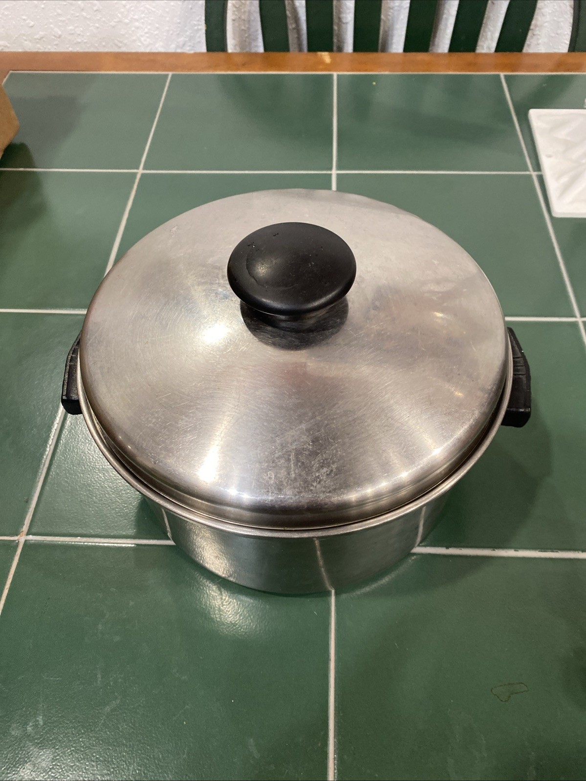 Vintage Vollrath Lo-Heet 4 Qt Stainless Steel stock Pot & Lid
