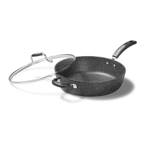The Rock 12” (30cm) Non-Stick Jumbo Cooker Regular 12″ Deep Fry pan with Lid