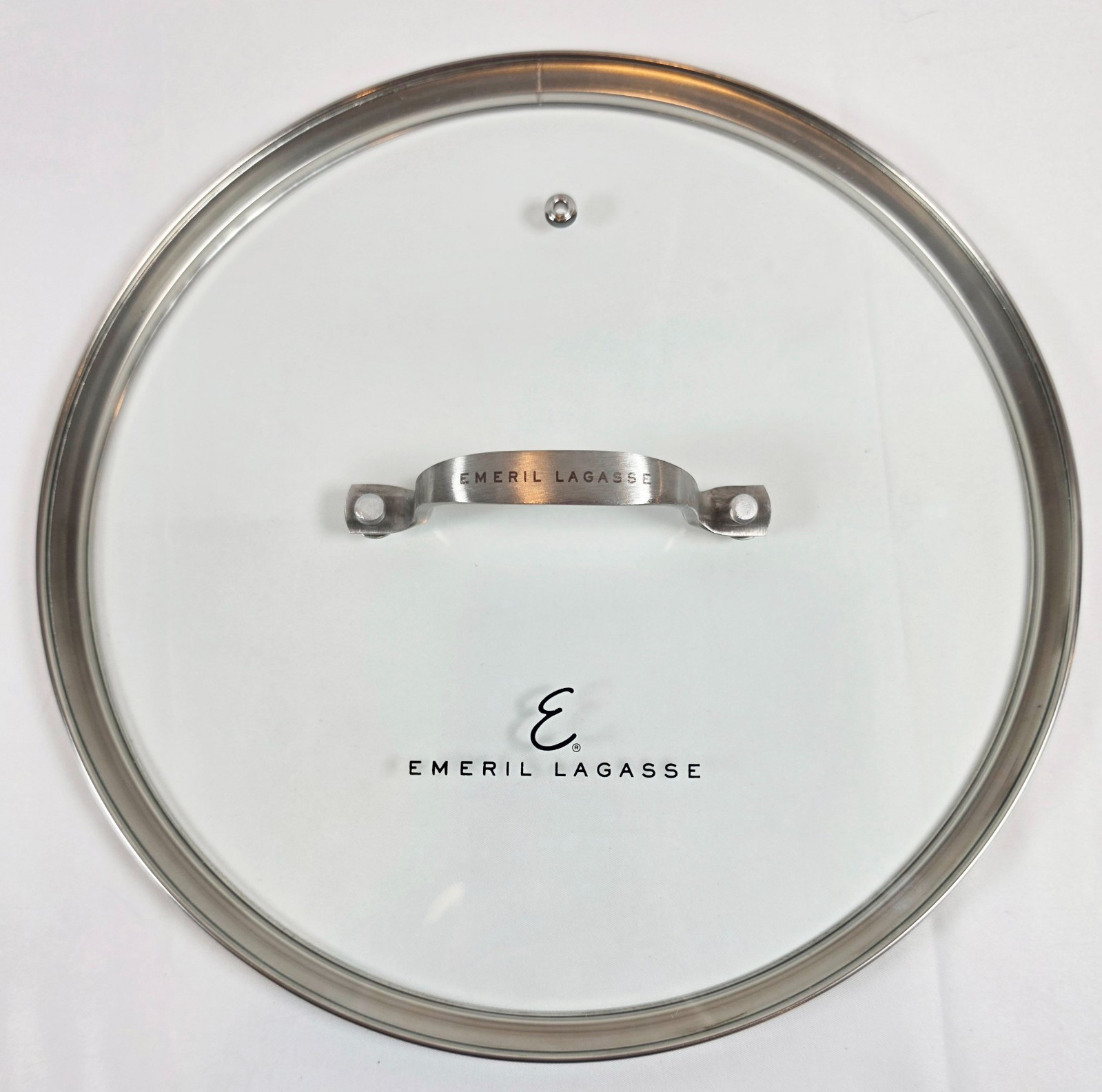 Emeril Lagasse Replacement Pro Clad 11.5” Diameter Clear Glass Lid Vented Pan