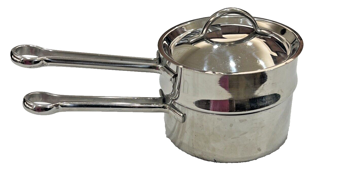 Revere Proline Pro Line 6725 Stainless Steel 1.5 Qt. Saucepan Lid & Steamer WOW