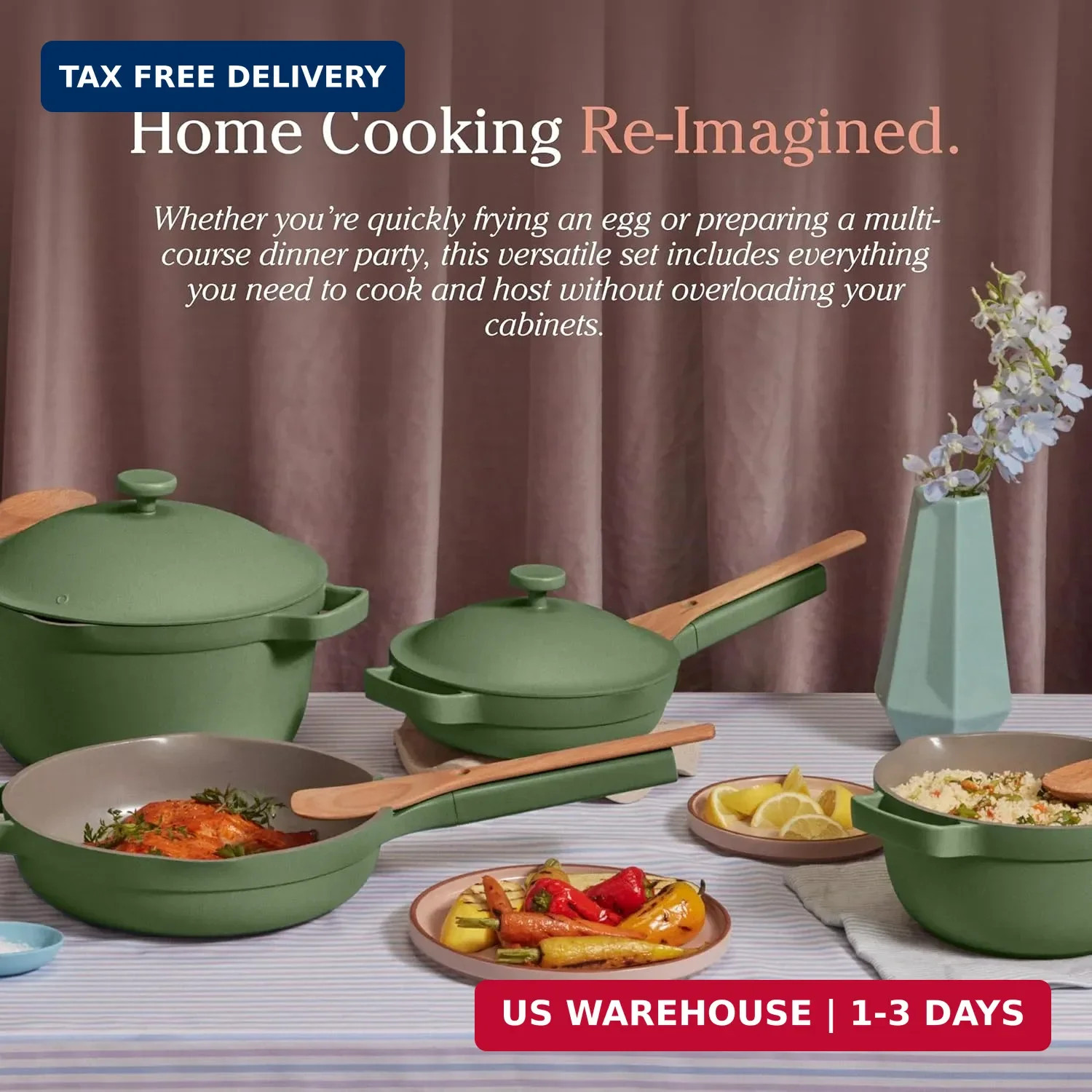 Our Place Cookware Set – 13-Piece Kit Including the Always Pan, Perfect Pot and
