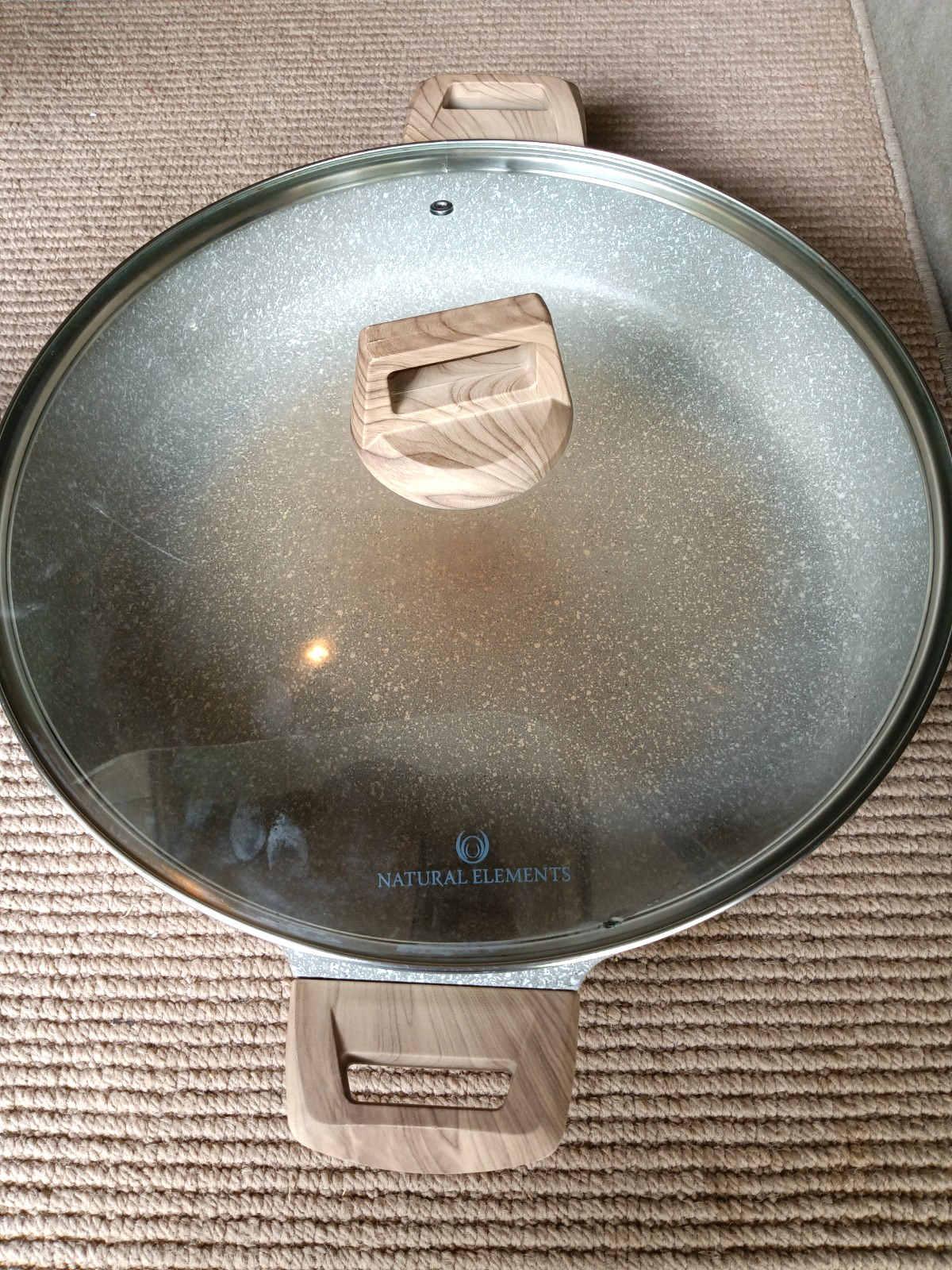 Naural Elements All Purpose Frying Pan w/ Lid 14″ Induction Capable