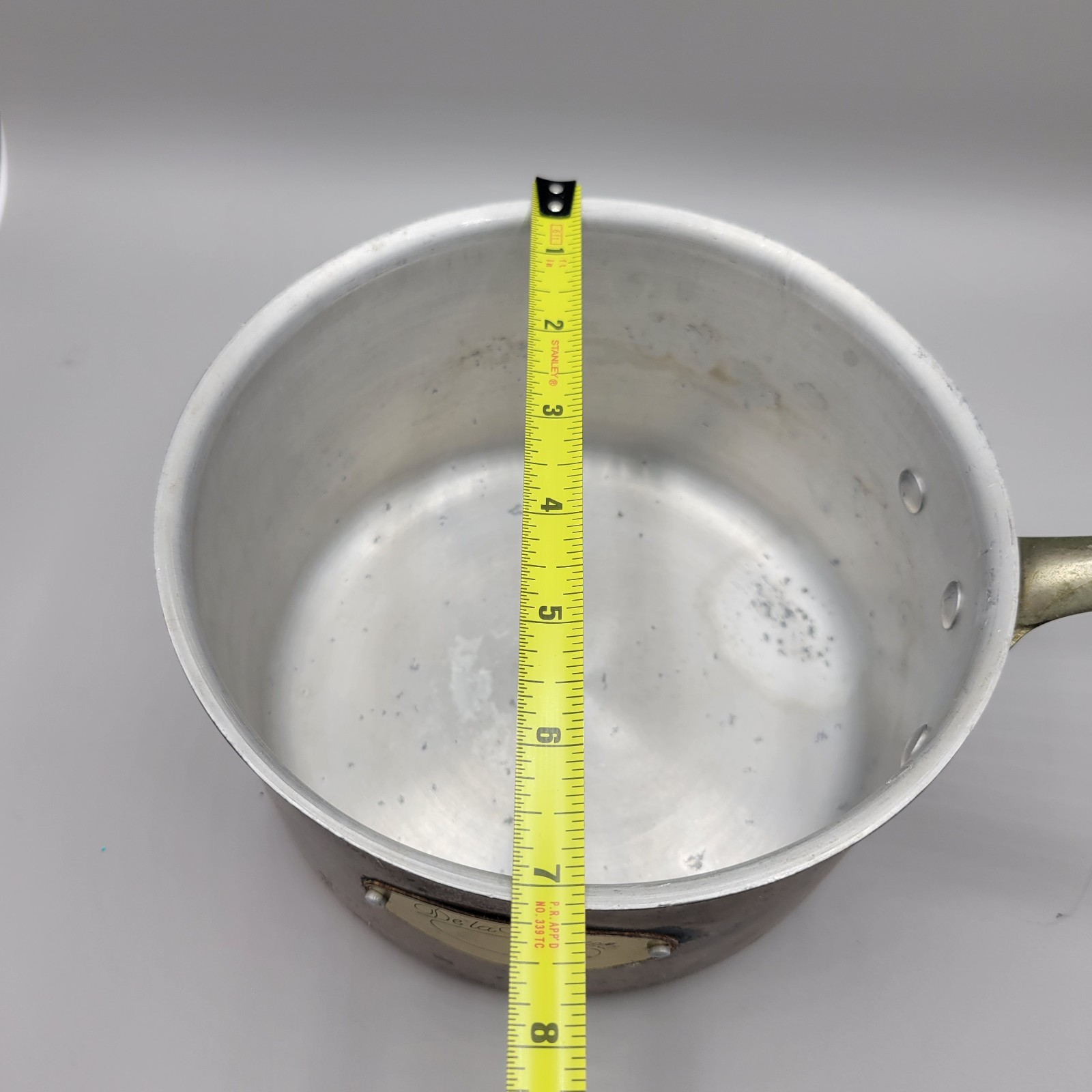 Vintage De La Cuisine copper pot sauce saute pan cookware cooking saucepan