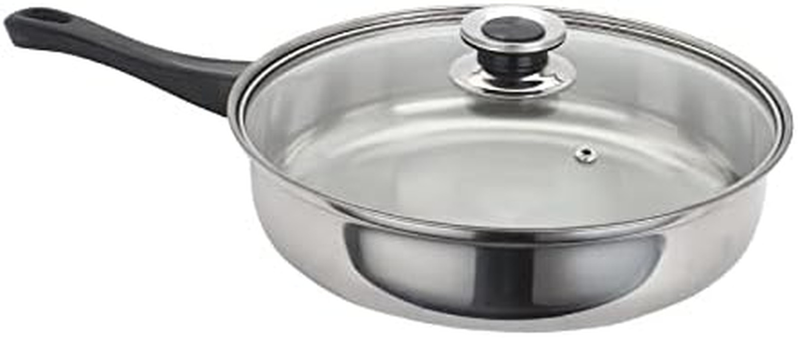 12-Piece Stainless Steel Cookware Set – Durable & Stylish Silver