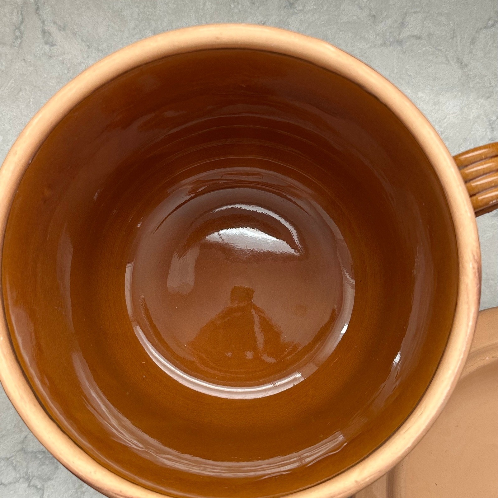 Digoin Gres Pots France Terracotta Bean Pot Brown Glazed Stoneware with Lid