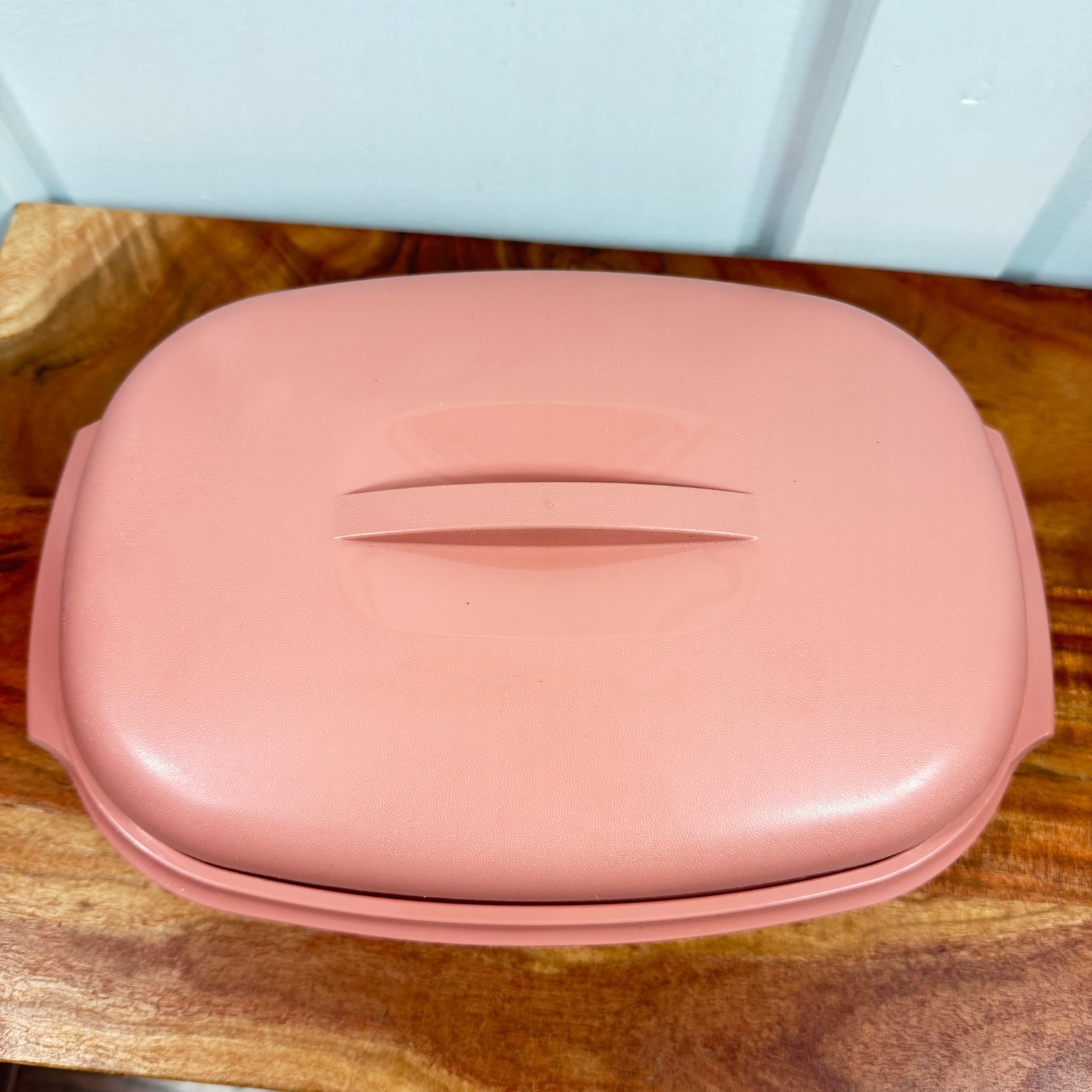 Vintage Tupperware Microwave Steamer Set 3pc 6 Cup 1.4L Dusty Rose Pink