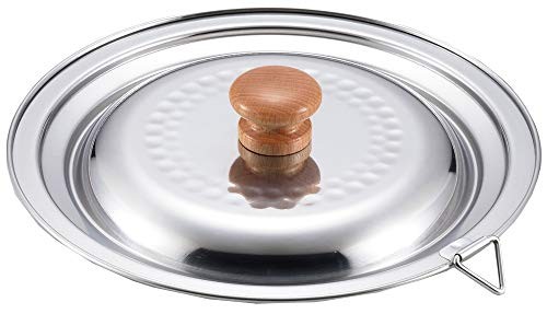 Yoshikawa Stainless Steel Snow Pan Pot Combined Use Lid 16 18 Cm Yh9497