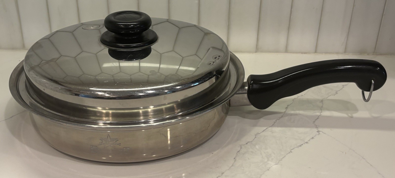 Saladmaster System 7 TP 304-316 Stainless Steel Vapo Lid 11” Skillet No Handle