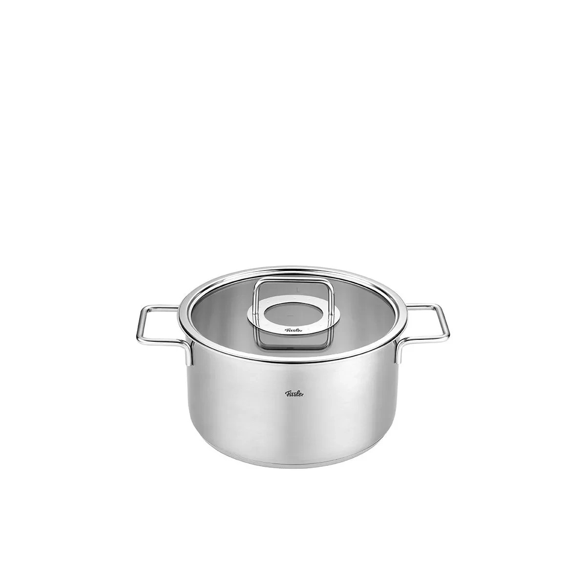 Fissler Pure Collection 24cm Stock Pot Stew Pot Glass Lid 5.7L