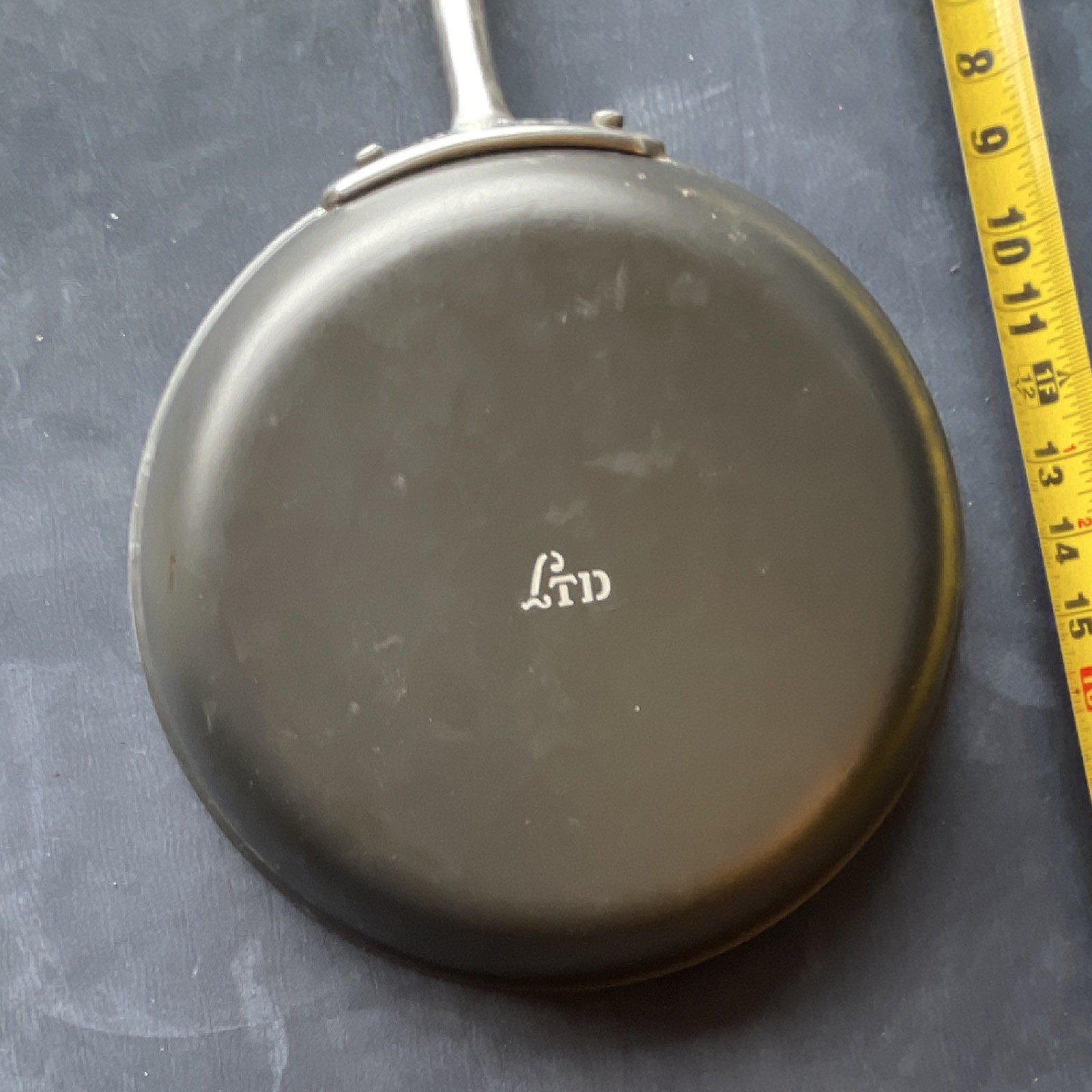 All-Clad Frying Pan Stainless Steel Non-Stick 10 in Silver Long Handle Gas/Elec…