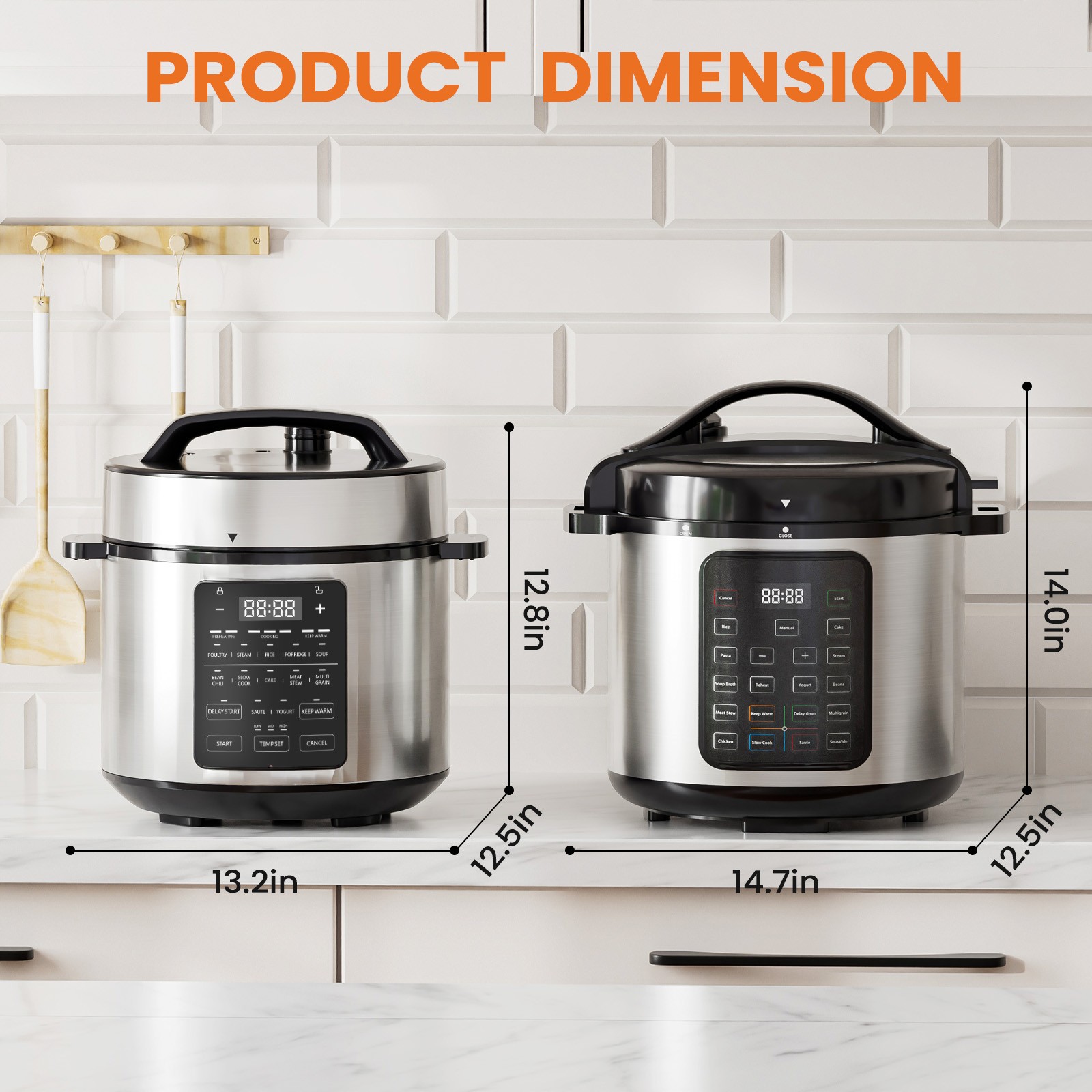 9 In 1 Electric Pressure Cooker, Warmer & Sterilizer, Saute, Slow Cooker, Rice C