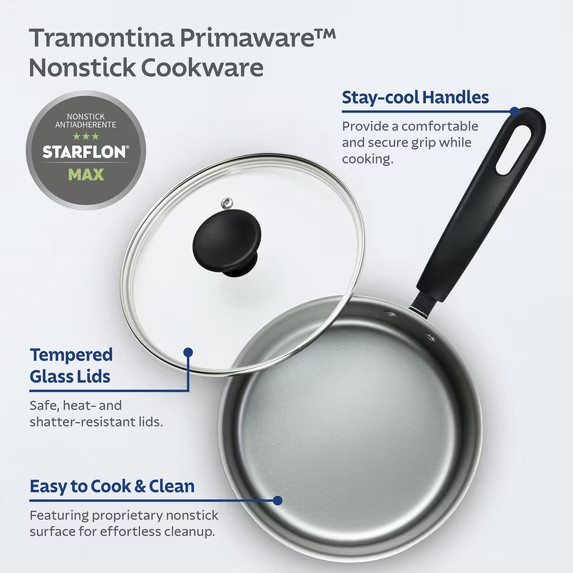 Tramontina Primaware 18-Pc Non-stick Cookware Set Blue – NO IMPORT FEE