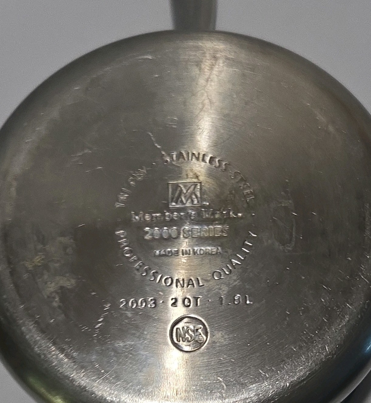 Member’s Mark 2000 Series 2003 2 qt Stainless Steel Saucepan Long Handle