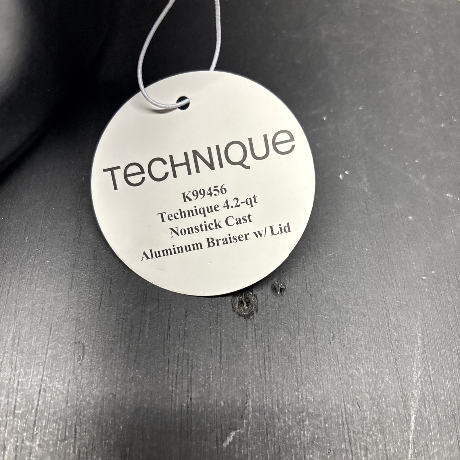 Technique 4.2-qt Nonstick Cast Aluminum Braiser w/ Glass Lid