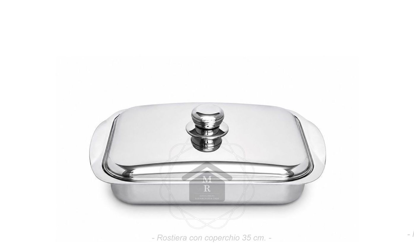 Rosiere Lasagner Panes with Lid – 18/10 Stainless Steel Sonia