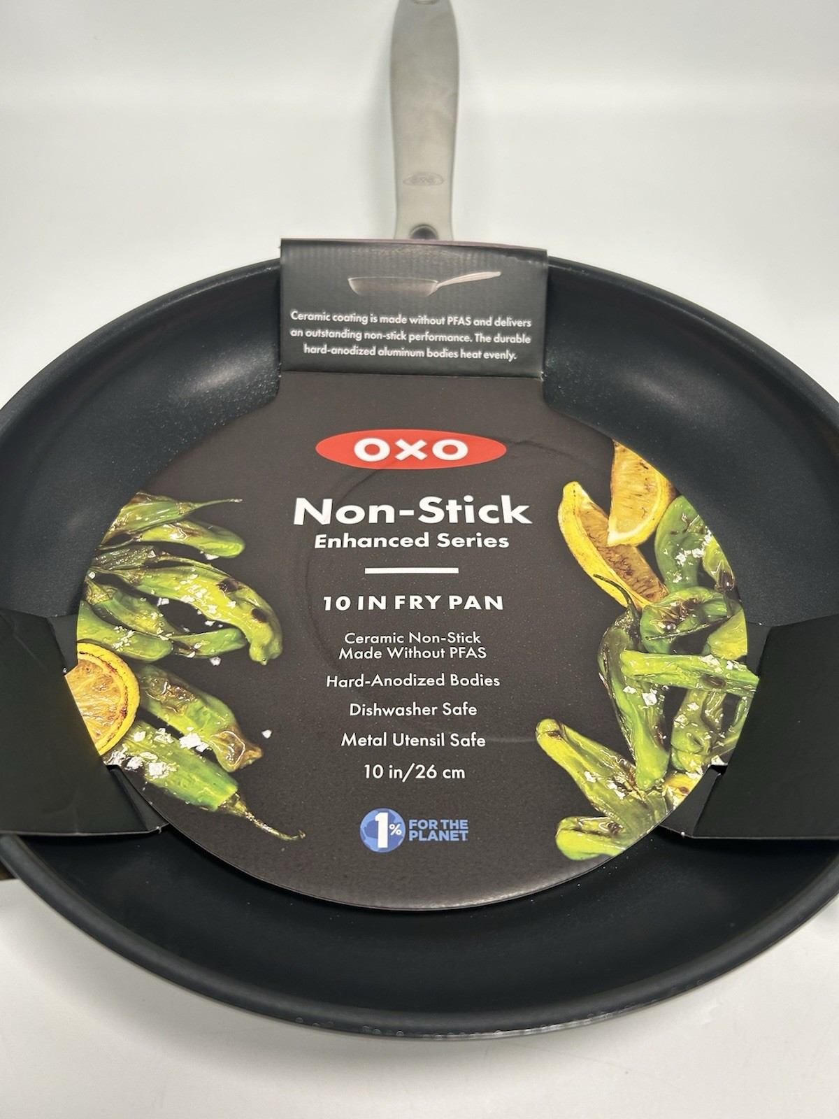 OXO Enhanced 10″ Frying Pan Skillet PFAS-Free Ceramic Nonstick – Black *NEW*