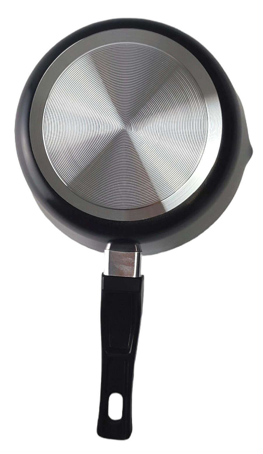 Aluminum Non Stick Saucepan With Pour Spouts, 5.5 / 6.0 / 7.0 Inches, Black