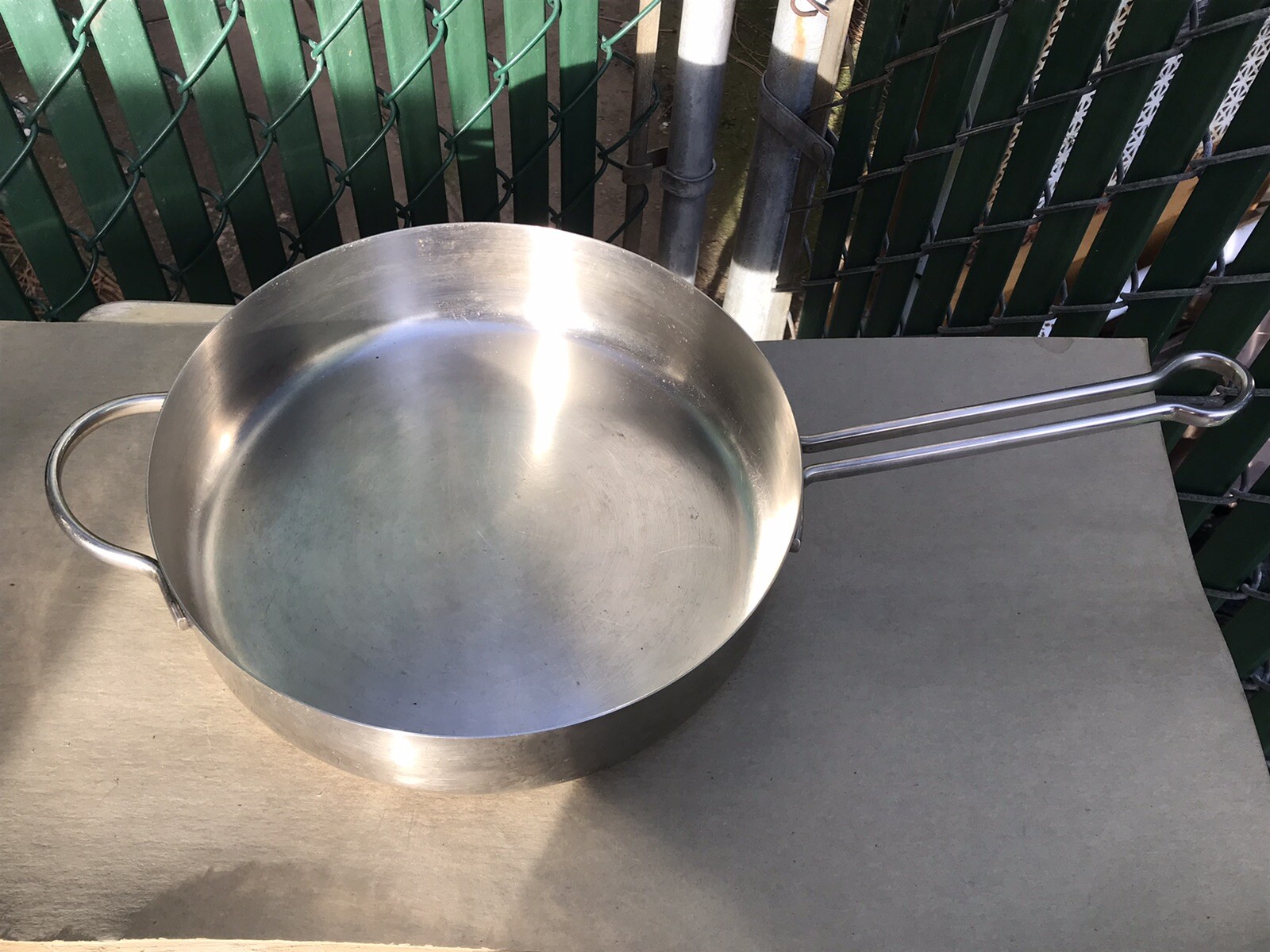 Revere PRO-LINE~10.4″ ~Saute Skillet FRYING PAN 6710 Stainless Steel COPPER Core