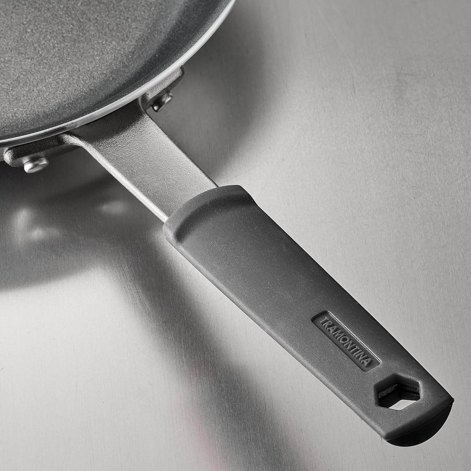 Heavy-Gauge 8-Inch Nonstick Skillet with Stainless Steel Handle – Made in Brazil