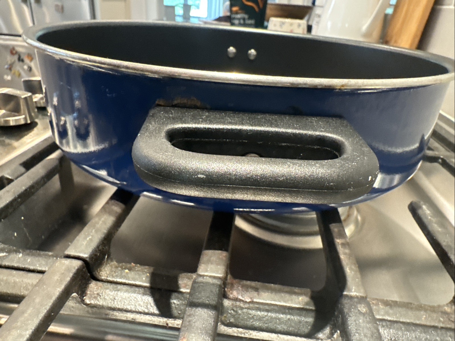 Cook’s Essentials Blue 4 Quart Pot Pan Cookware