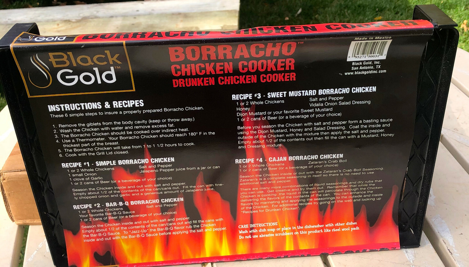 NEW BORRACHO DRUNKEN CHICKEN COOKER -WITH 4 RECIPES