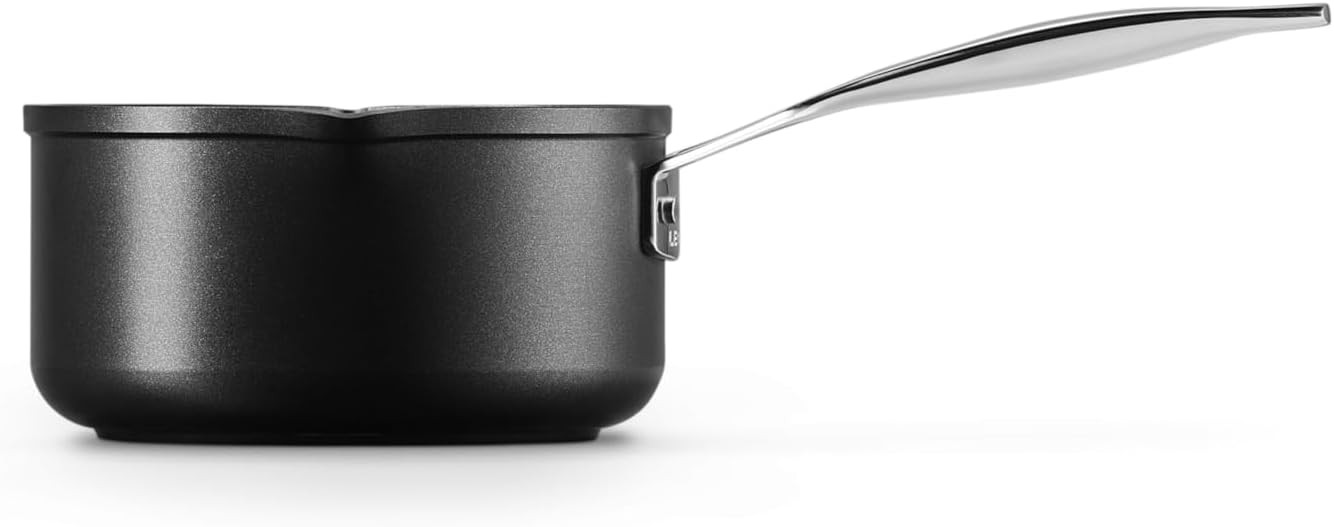 Toughened Nonstick Pro Open Saucepan with Double Pour Spouts, 1.7 qt.