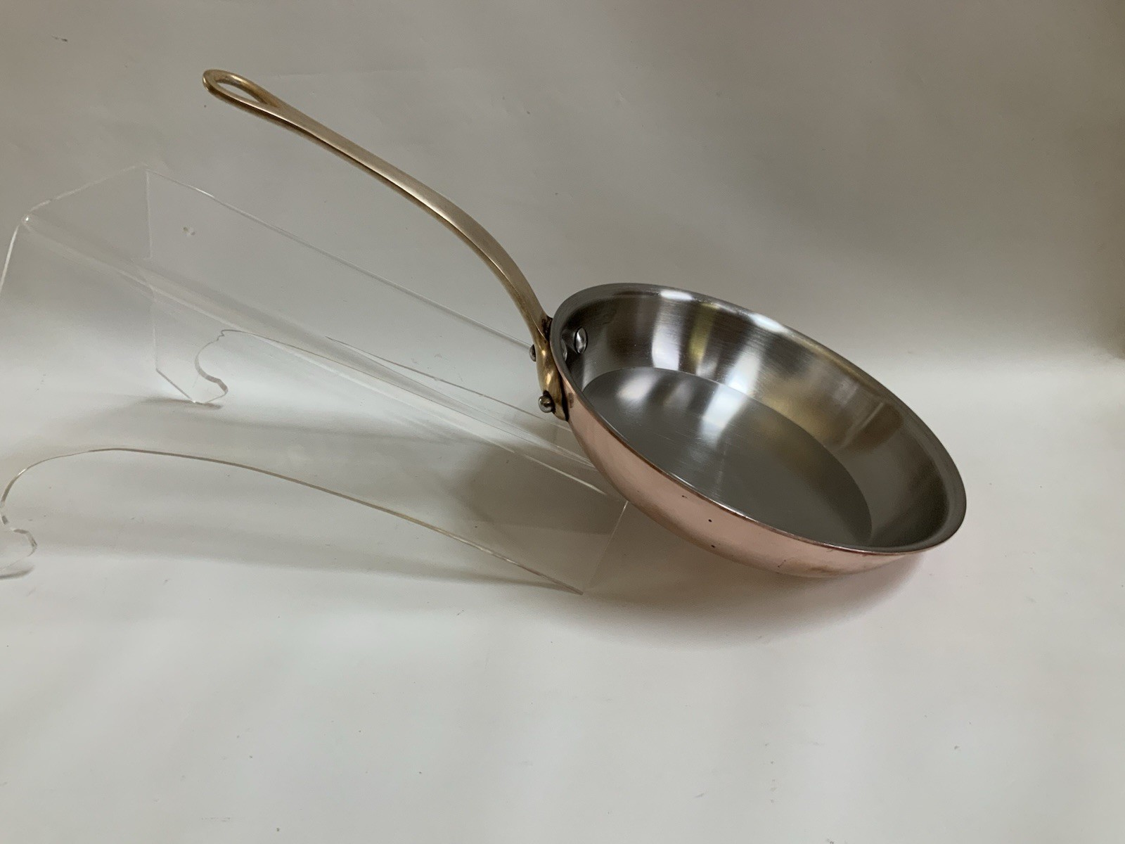 Williams Sonoma Copper & Brass SKILLET Pan 12’’ Made in France