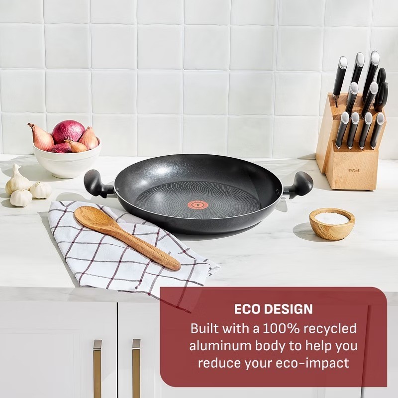 Simply Cook 14.5″ Nonstick Fry Pan Black