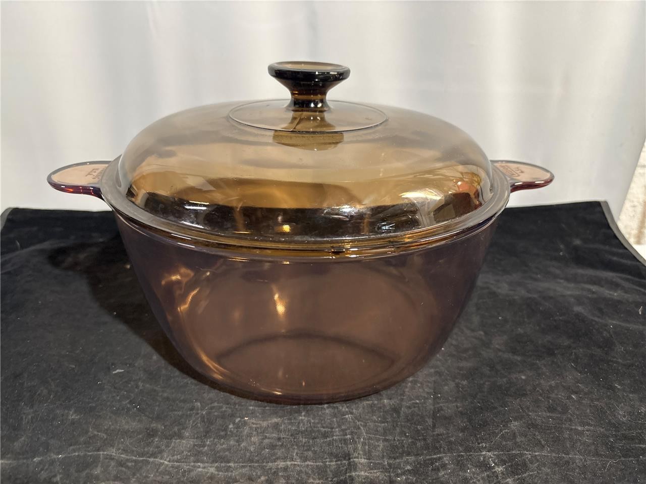 Pyrex Corning Amber Vision Ware Dutch Oven 4.5l with Lid