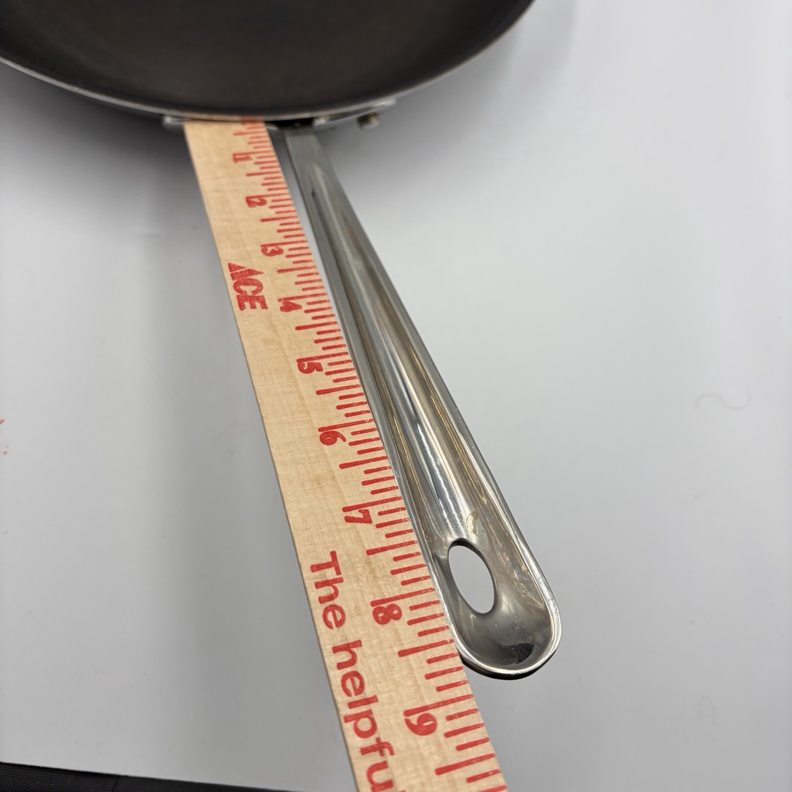 All Clad 12 Inch Fry Pan Master Chef Stainless Skillet Metalcrafters Non stick