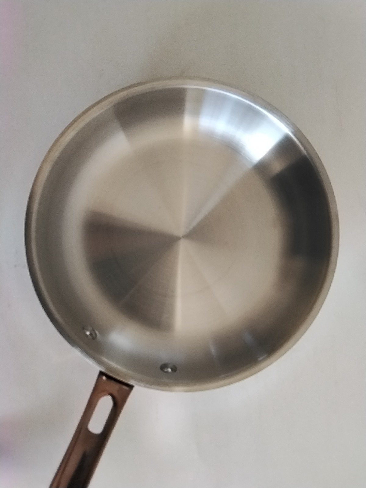 Viking 3 Ply Stainless Steel 8″ Frying Pan With Copper Stay Cool Handle