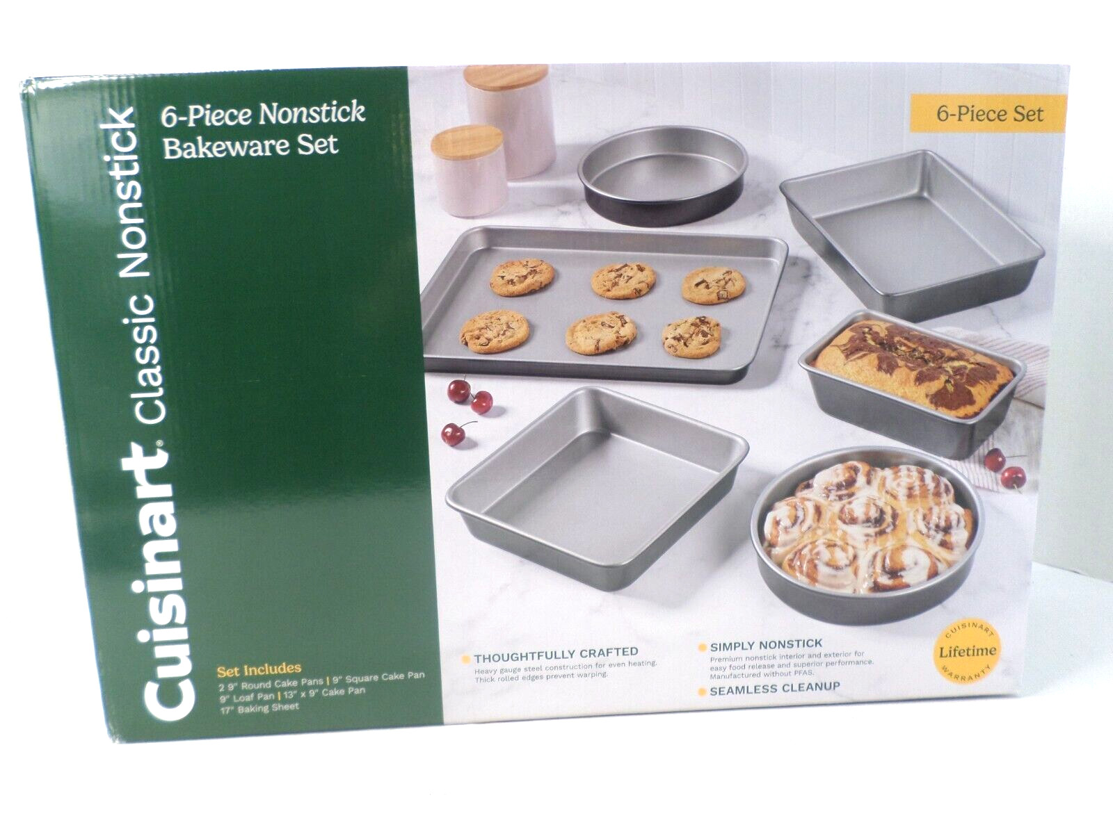 Cuisinart 6-Piece Classic Nonstick Bakeware Set