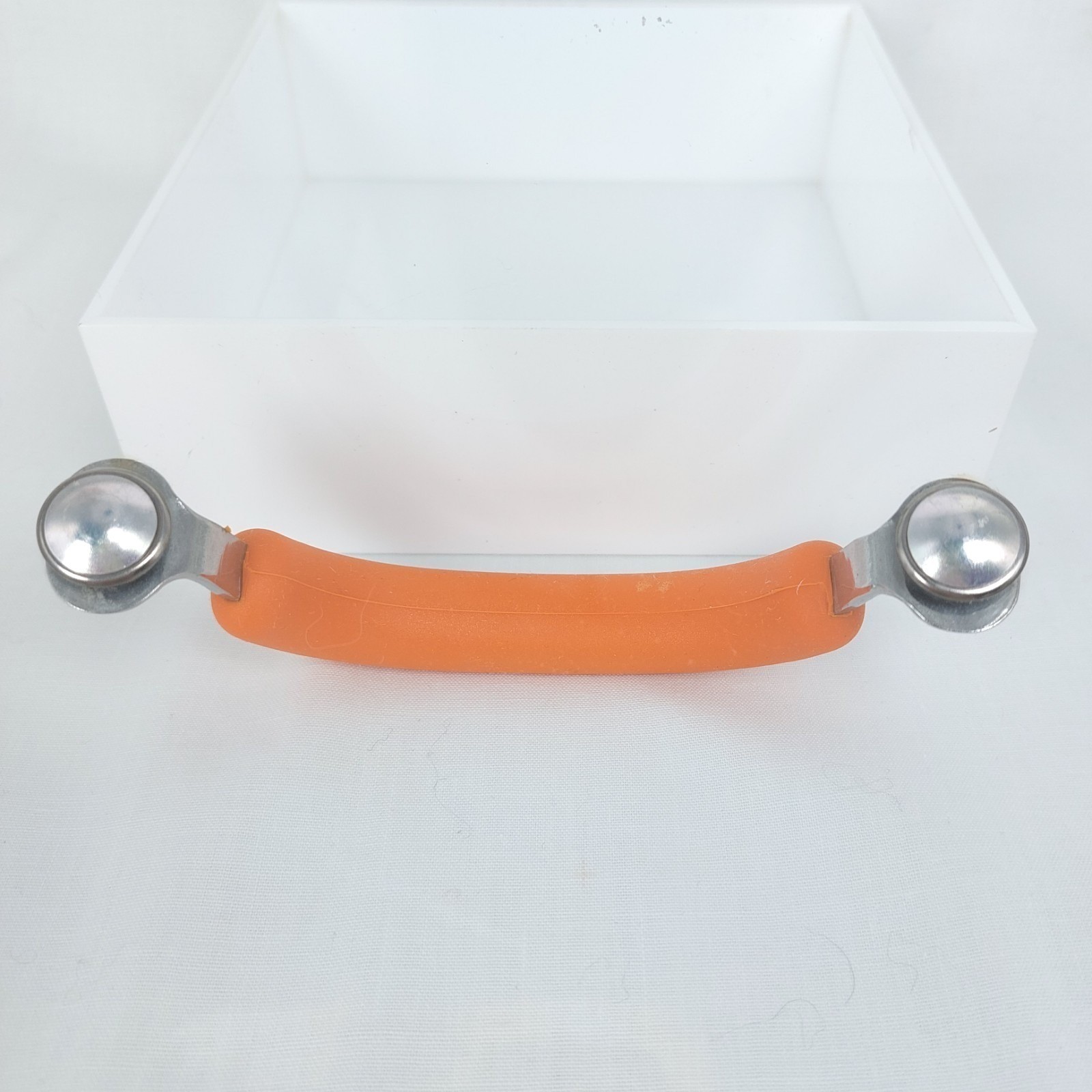 Rachael Ray Tempered Glass Replacement Lid Orange Handle 10″ Round
