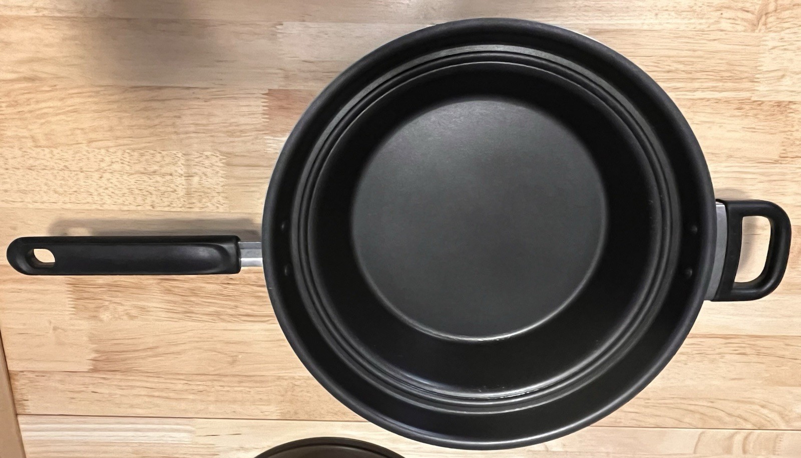 The Turbo Cooker Non-Stick 4-Piece Cookware Set w/ Lid & Rack Black/Silver
