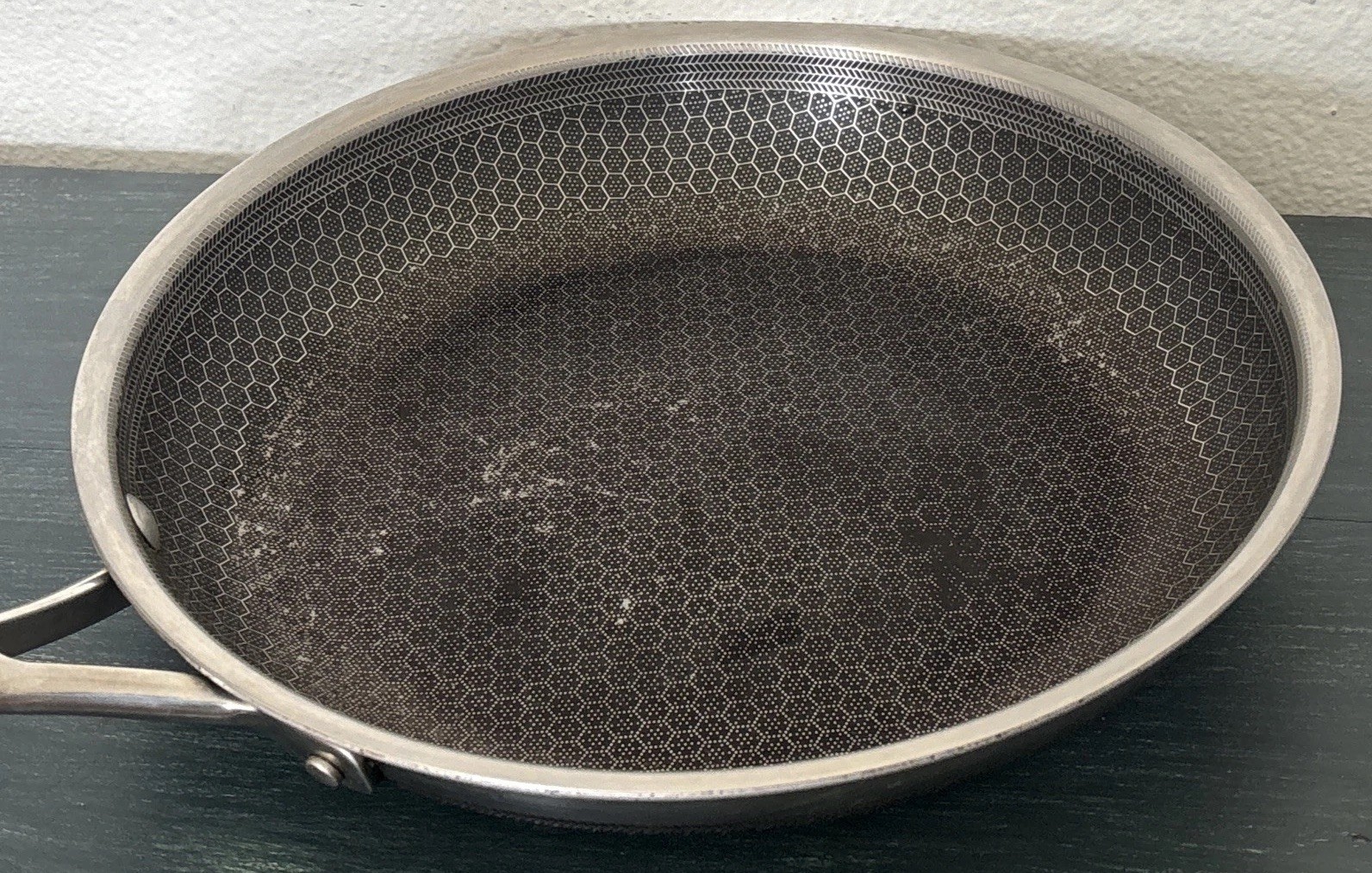 HEXCLAD 10″ Frying Pan Hybrid Stainless Steel Non-Stick Fry Pan ONLY NO Lid