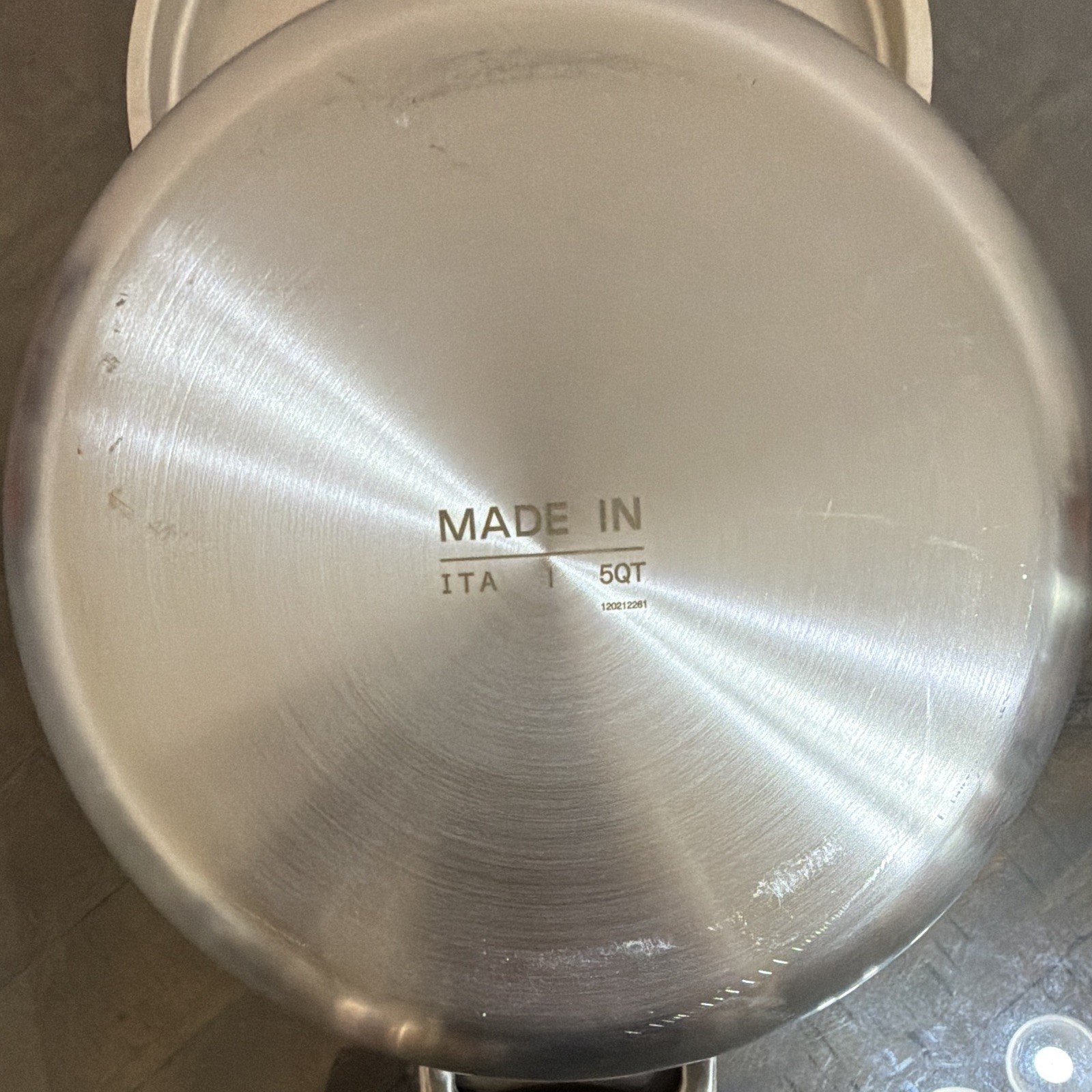 Made In | 5 qt Stainless Steel Saucier Pan with Lid | Induction/Electric/Gas