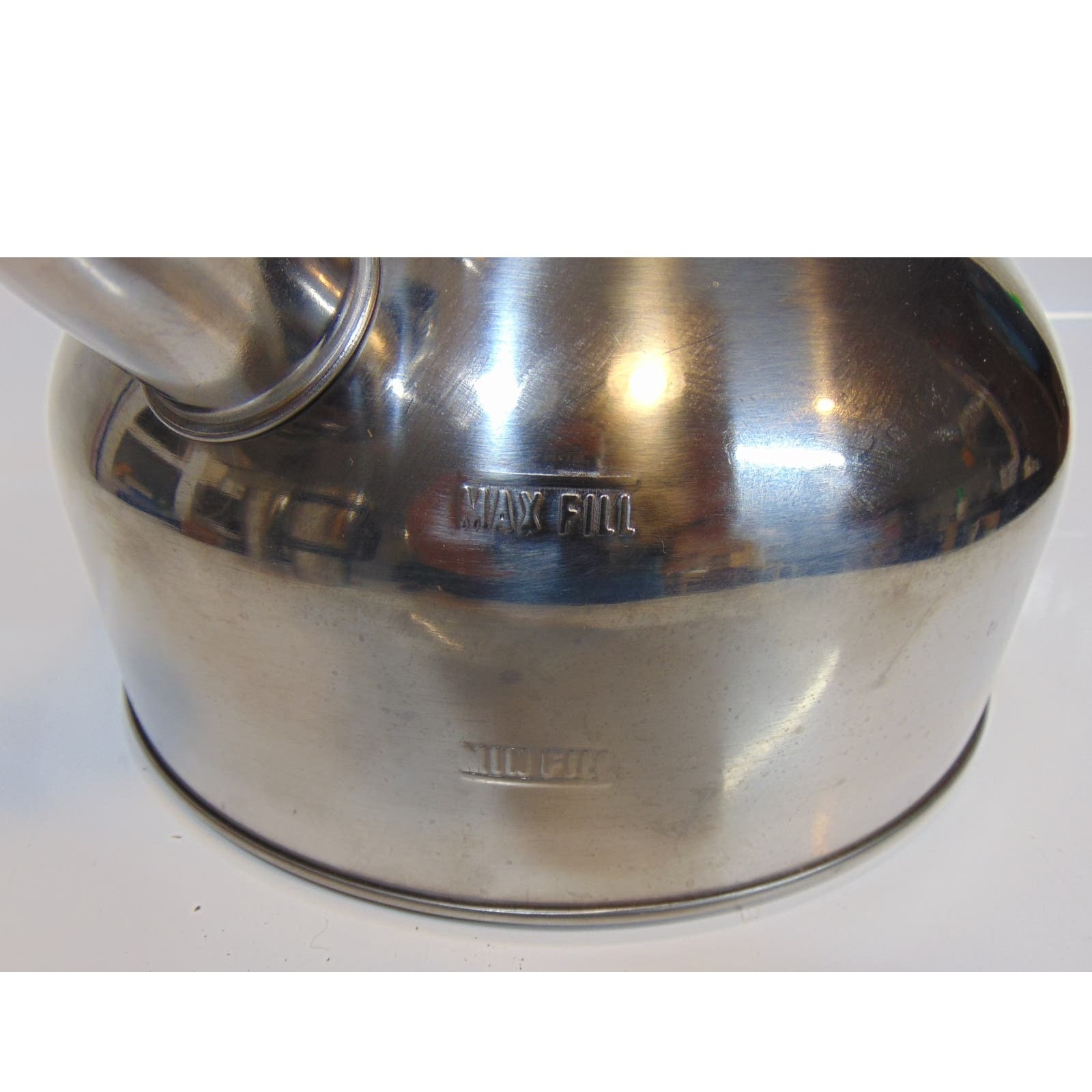 Whistling Tea Kettle Stove Top Stainless Steel Pot Water Coffee Boiling Silver