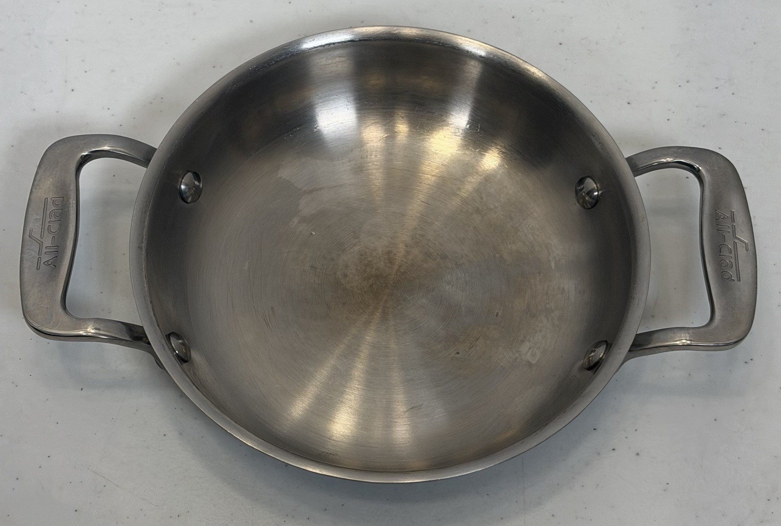 All-Clad 6 Inch Mini Gratin Pan Double Handle Stainless Steel Oven Broiler Safe