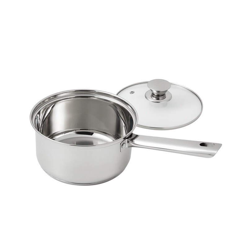 Stainless Steel 10 Pcs Cookware Set Induction Safe Kitchenware Essential Sliver