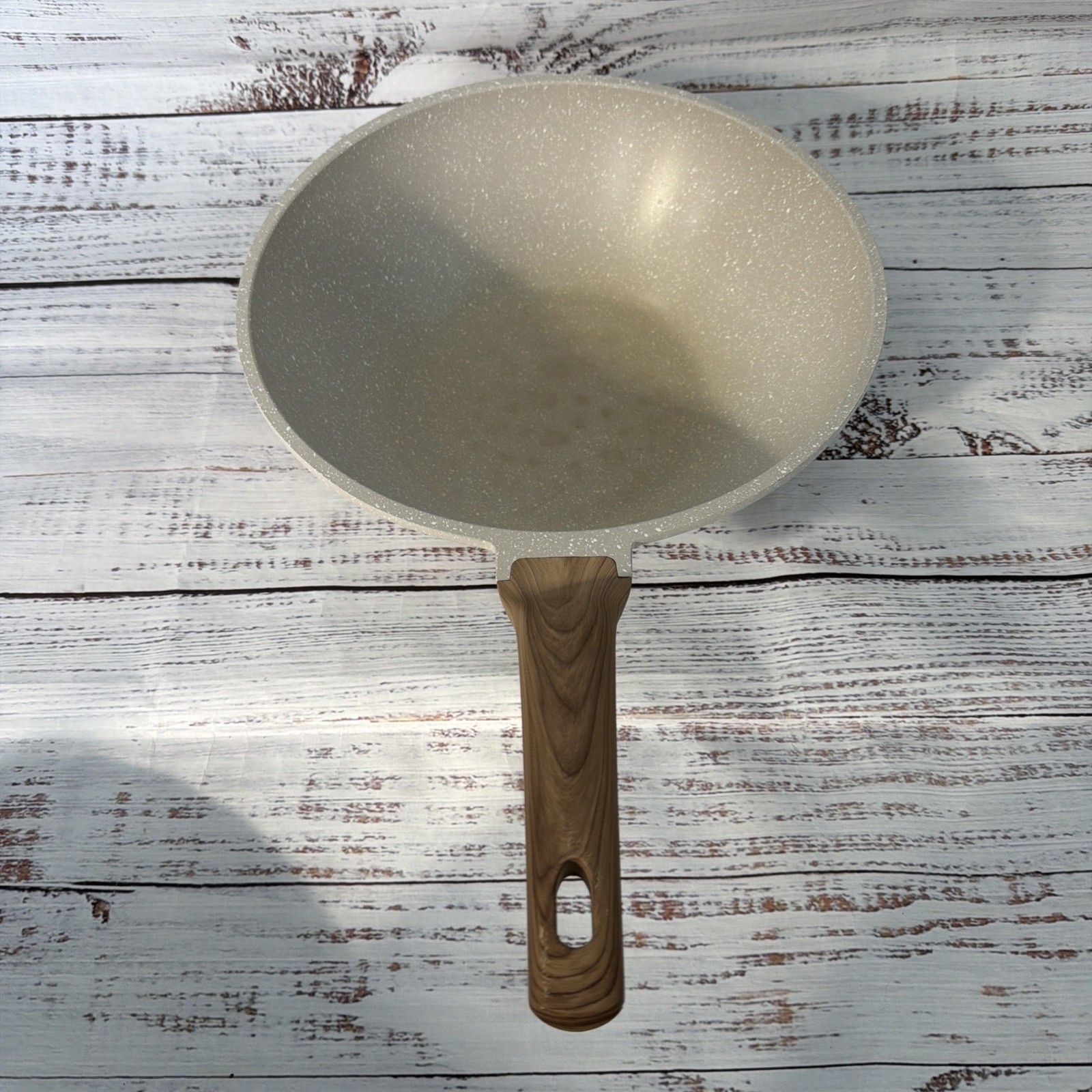 Natural Elements Induction Ready Non-stick 12.5” Wok Pan w/ Lid – Slight BEND
