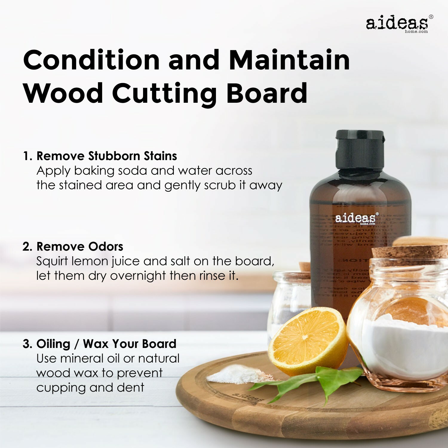 DURABLE CHOPPING BOARD 100% SUSTAINABLE 实木砧板